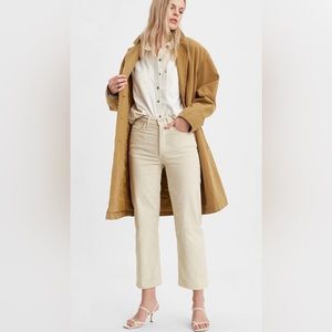 Levi's ribcage straight ankle corduroy pants